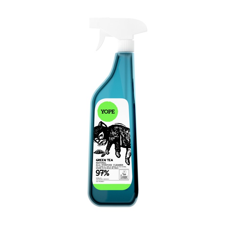 YOPE NATURAL ALL-PURPOSE GREEN TEA CLEANER 750ML