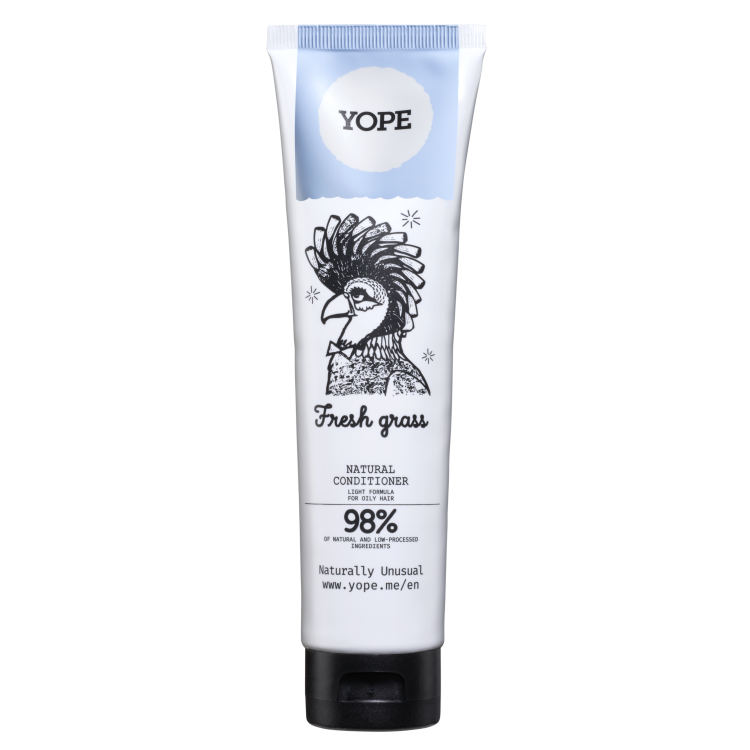 YOPE NATURAL HAIR CONDITIONER FOR GREASY HAIR WITH FRESH GRASS 170ML