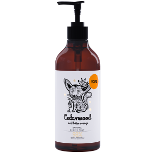 Yope Natural Liquid Soap with Cedarwood and Bitter Orange 500ml Yope Natural Liquid Soap with Cedarwood and Bitter Orange 500ml