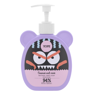 YOPE NATURAL HAND SOAP FOR KIDS WITH COCONUT AND MINT 400ML YOPE NATURAL HAND SOAP FOR KIDS WITH COCONUT AND MINT 400ML