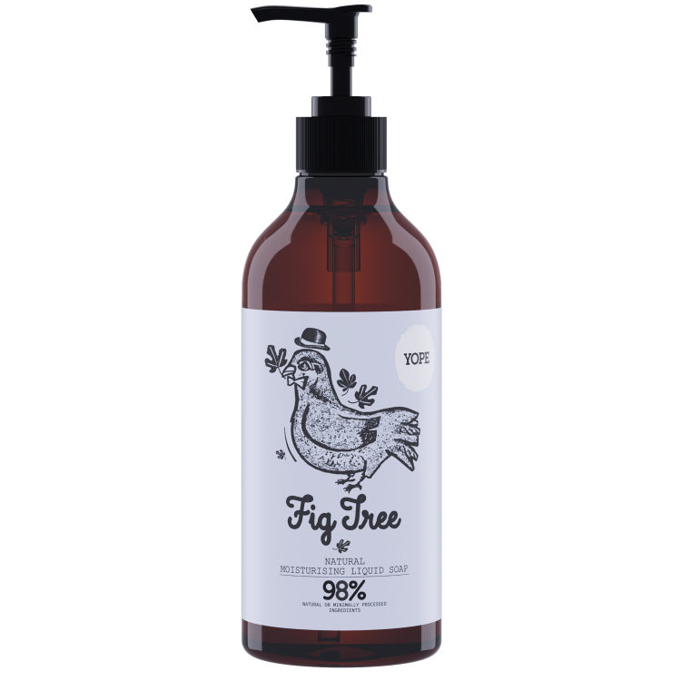 YOPE NATURAL HAND LIQUID SOAP WITH FIG TREE 500ML