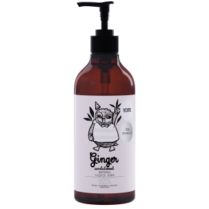 YOPE NATURAL TGA LIQUID HAND SOAP WITH GINGER AND SANDALWOOD 500ML
