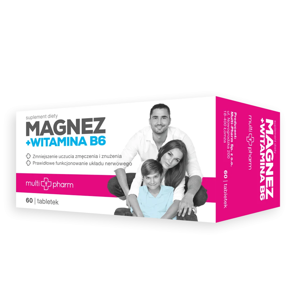 MULTIPHARMA Magnesium + Vitamin B6 60 tablets
