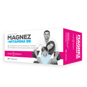 MULTI-PHARMA Magnesium + Vitamin B6 60 tablets MULTI-PHARMA Magnesium + Vitamin B6 60 tablets