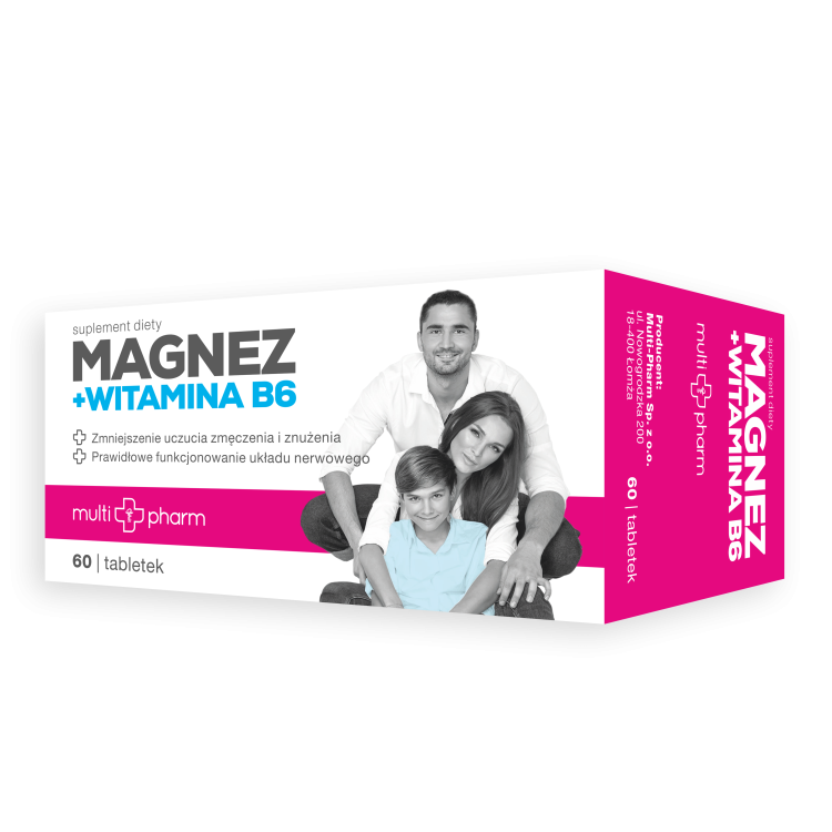 MULTI-PHARMA Magnesium + Vitamin B6 60 tablets